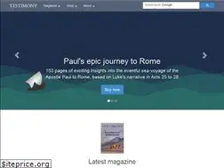 Sites similar to testimony-magazine.org