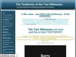 Sites similar to testimonyofthetwowitnesses.com