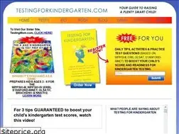 Sites similar to testingforkindergarten.com