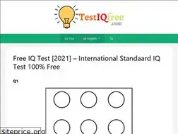 Sites similar to testiqfree.com