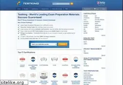 Sites similar to testking.com