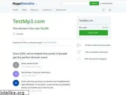 Sites similar to testmp3.com