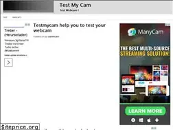 Sites similar to testmycam.net