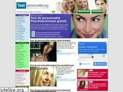 Sites similar to testpersonnalite.org