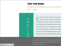 Sites similar to testrisk.com