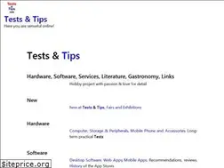 Sites similar to tests-and-tips.info