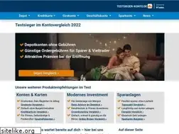 Sites similar to testsieger-konto.de