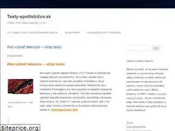 Sites similar to testy-spotrebicov.sk