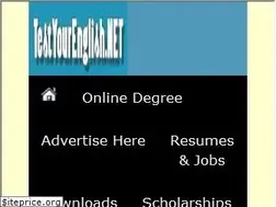 Sites similar to testyourenglish.net