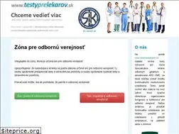 Sites similar to testyprelekarov.sk