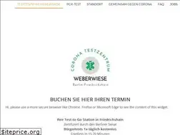 Sites similar to testzentrum-weberwiese.de
