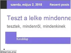 Sites similar to tesztalelkemindennek.hu