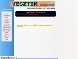 Sites similar to tesztelo.hu