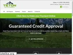 Sites similar to tetonautocredit.com