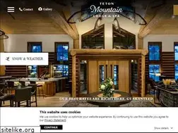 Sites similar to tetonmountainlodge.com