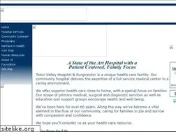 Sites similar to tetonvalleyhospital.com