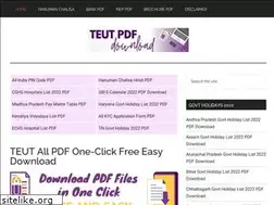 Sites similar to teutpdfdownload.in