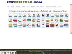 Sites similar to tevebolivia.com