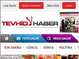 Sites similar to tevhidhaber.com