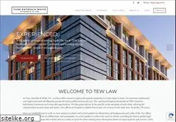 Sites similar to tewlawfirm.com
