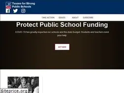 Sites similar to texansforstrongpublicschools.org