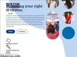 Sites similar to texansforvaccinechoice.com