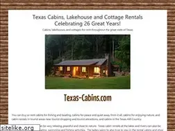 Sites similar to texas-cabins.com