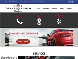 Sites similar to texasaudiocustoms.com