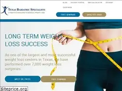 Sites similar to texasbariatricspecialists.com
