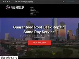 Sites similar to texascertifiedroofing.com