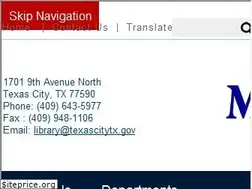 Sites similar to texascity-library.org