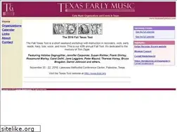 Sites similar to texasearlymusic.com