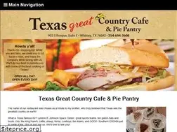 Sites similar to texasgreatcountrycafe.com