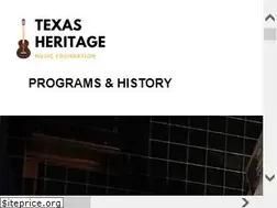 Sites similar to texasheritagemusic.org