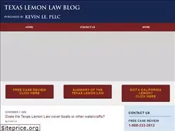 Sites similar to texaslemonlawblog.com