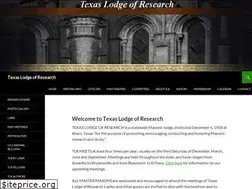 Sites similar to texaslodgeofresearch.org