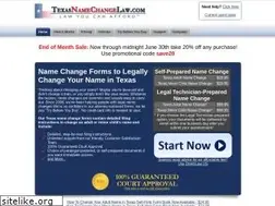 Sites similar to texasnamechangelaw.com