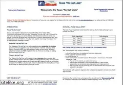 Sites similar to texasnocall.com