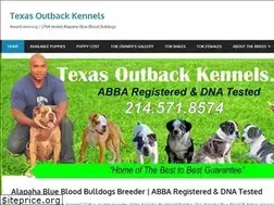 Sites similar to texasoutbackkennels.com