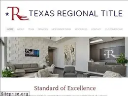 Sites similar to texasregional.com