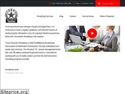 Sites similar to texassecurityshredding.com