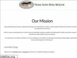 Sites similar to texassleddogrescue.org