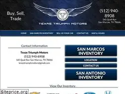 Sites similar to texastriumphmotors.com