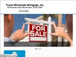 Sites similar to texaswholesalemortgage.com