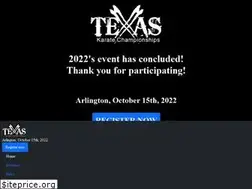 Sites similar to texasxkaratechampionships.com