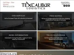 Sites similar to texcaliburlogistics.com