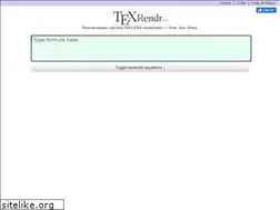Sites similar to texrendr.com