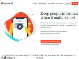 Sites similar to text-em-all.com