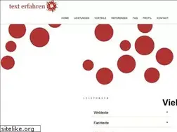 Sites similar to text-erfahren.de