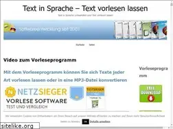 Sites similar to text-in-sprache.mediakg.de